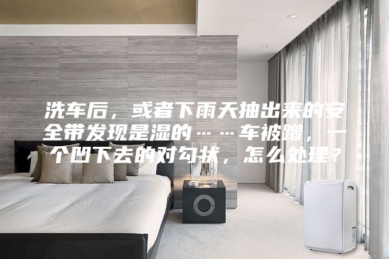 洗車后，或者下雨天抽出來的安全帶發現是濕的……車被蹭，一個凹下去的對勾狀，怎么處理？