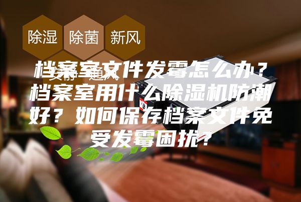 檔案室文件發霉怎么辦？檔案室用什么除濕機防潮好？如何保存檔案文件免受發霉困擾？